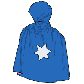 Fashion sewing patterns for GIRLS Accessories Superheroes Cape 9200